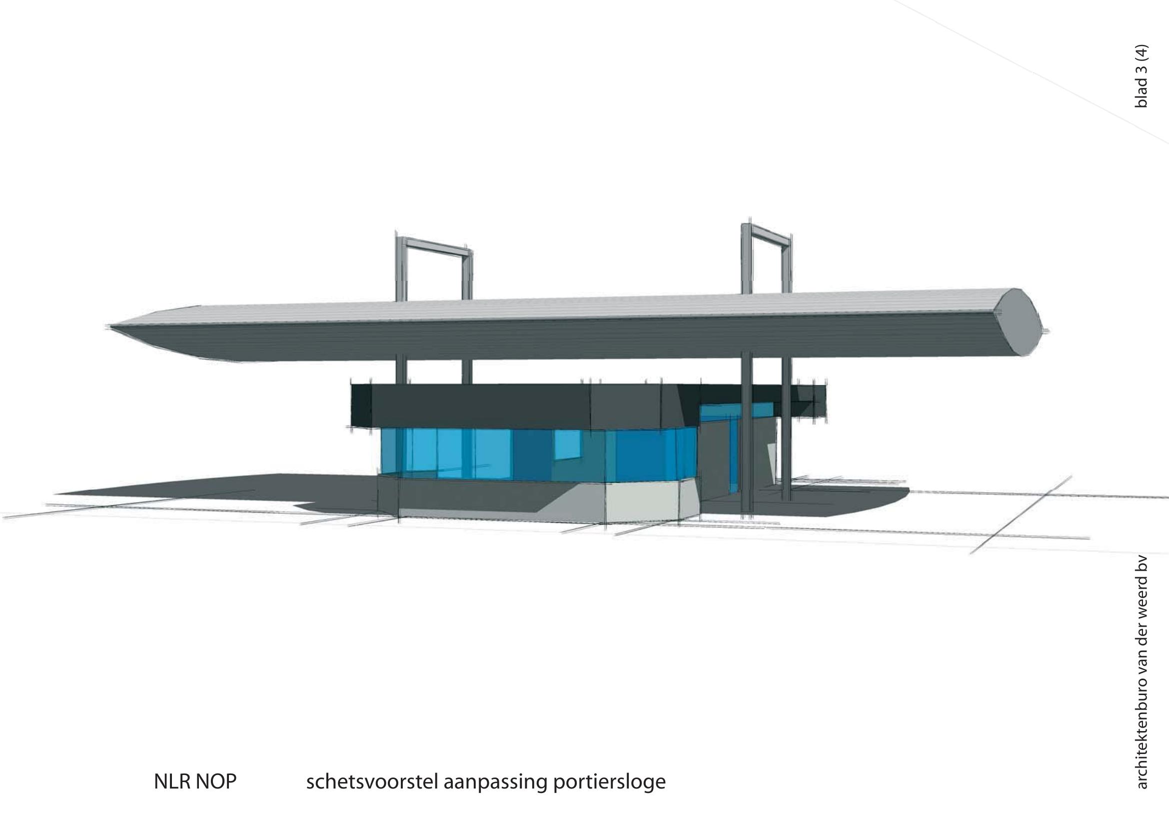 NLR, Noordoostpolder, portiersgebouw image 3