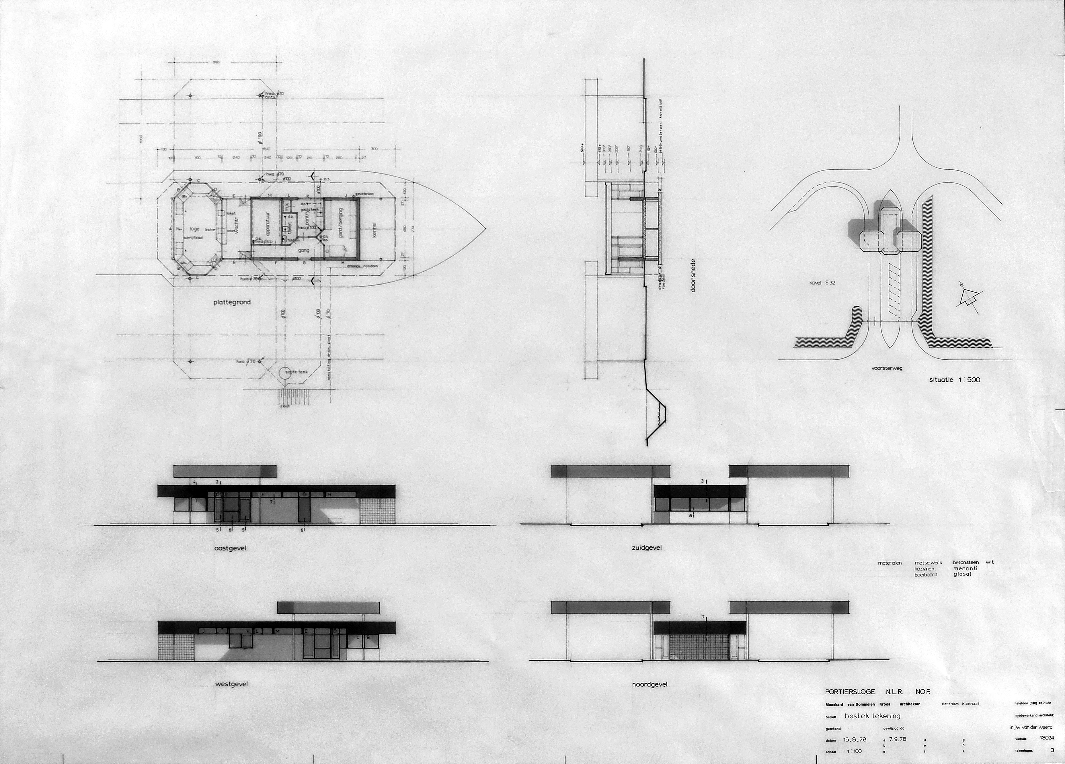 NLR, Noordoostpolder, portiersgebouw image 5